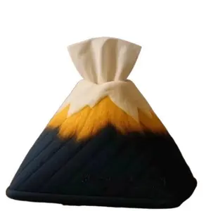 Romantic Mountain Shape Tissue Box Cover for Indoor Decoration Creative Home Display Artifact Gift for Friends and Family Eco Friendly