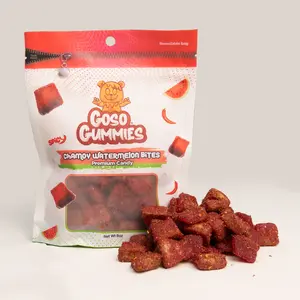 Goso Gummies Viral Chamoy Watermelon Slices 8oz - Juicy Chewy Candy Fruit Snack