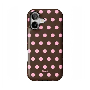 Chocolate Polka iPhone Case