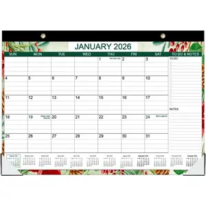 Desk Calendar 2026-2027, Runs Apr 2026 to Jun 2027, Desk-Calendar with to-do List, 140gsm Paper, 15 Monthly, 17" x 12" Calendar 2026-2027, Desk Calendars for School,  or Office