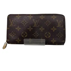 Pre-owned Louis Vuitton Canvas Small Leather Goods Zippy Wallet Monogram Long Wallet