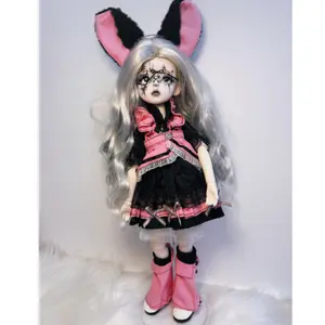Hand-Painted Art Doll – Punk Style Collectible