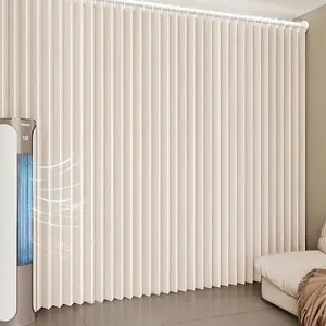 Wall-Mounted Folding Partition Curtain, Privacy & Insulation, Space-Saving Design, Easy Installation, Ideal for Home & Apartment Decor