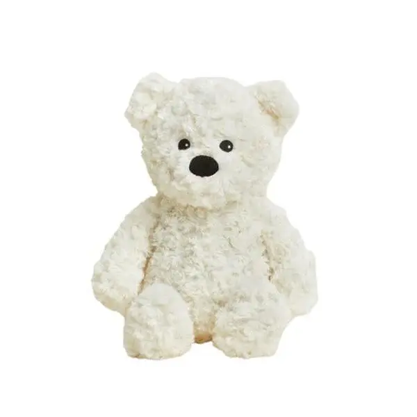 BEAR CREAM CURLY -  Warmies Cozy Plush Heatable Lavender Scented Stuffed Animal