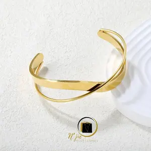 N'jil Accessories Tone Twist Cuff Bracelet for Women - Elegant Fashion Accessory