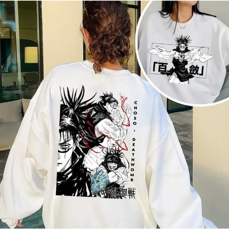 Choso Jjk 2 Side Hoodie Sweatshirt, Manga Cute Shirt, Anime Shirt, Jujutsu Kaisen Hoodie, Unisex Sweater Pullover Tee y2k top