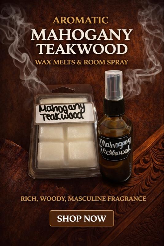 Mahogany teakwood wax melts