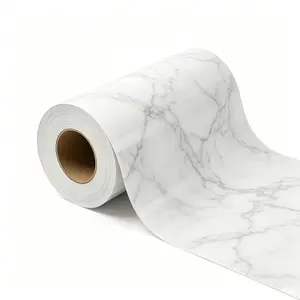 Home Decor Peel and Stick Marble Wallpaper White Gray Waterproof Removable Contact Paper Kitchen Countertop Backsplash Renter Friendly Wall Sticker 2026 Hot Sale High Quality