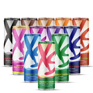 XS Energy Drink 12 oz – Variety Case Organic Sugar Free Natural Sport Beverage