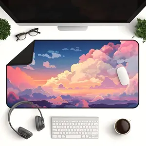 Cloud Desk Mat - Cute Large Mouse Pad for Gaming & Office Setup