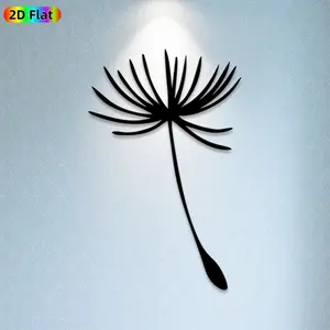 1pc Dandelion Metal Wall Art, Delicate Dandelion Statue Mural, Ideal Gift for New Year, Easter, Nature Decor Enthusiasts, Weather-Resistant Metal Wall Decor Wall Sculptures, Perfect for Garden Fence & Living Room Wall Nature Enthusiasts