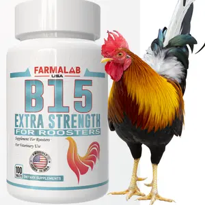 Farmalab B-15 Extra Fuerte para Gallos B15 Extra Strength for Roosters Poultry Bird Supplements