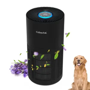 Cobectal Air Purifiers for Home Large Room, Pet Dander Remover for Allergies, Smart Air Quality Sensor & Aroma Sleep Mode, 3-in-1 Filter Cleaner for Bedroom