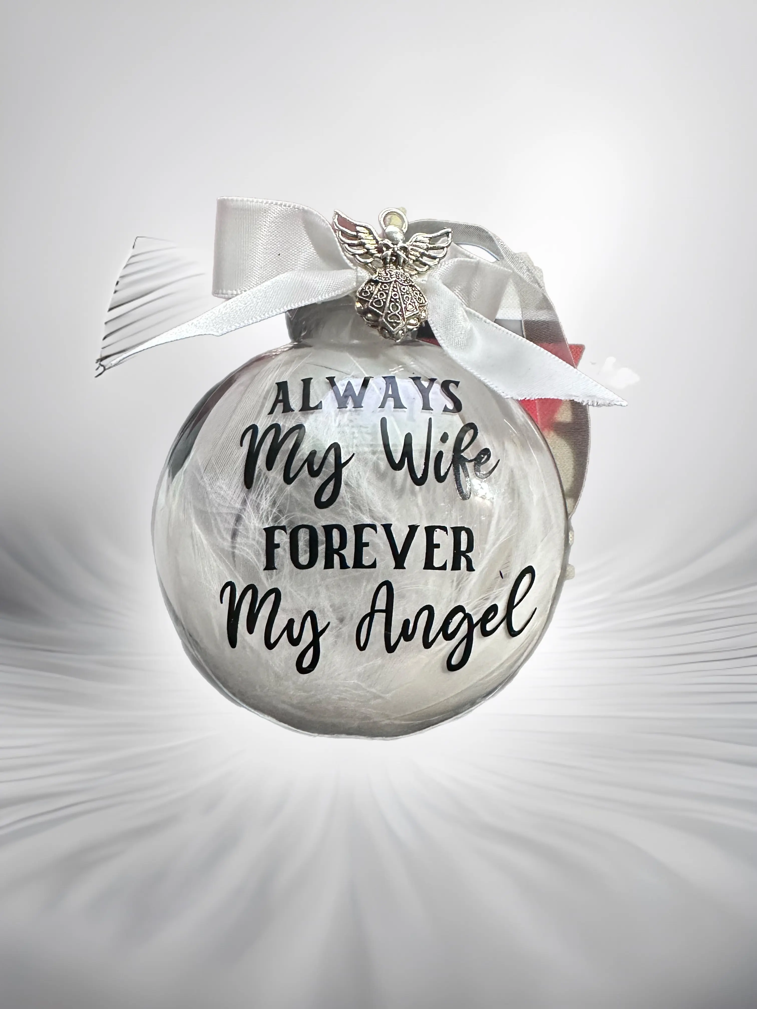 Christmas Angel Ornament Dad Mum