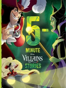 Disney 5-Minute Villains Stories Hard Cover Edition - Engaging Tales from Favorite Disney Villains