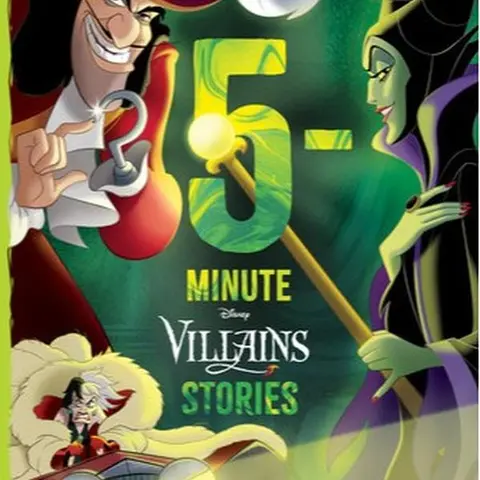 5-Minute Villains Stories Hardcover - Compact, Engaging English Quick-Reading Children's Screen-Free Picture Book, Screen-Free Picture Books