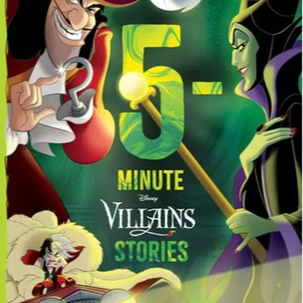 5-Minute Villains Stories Hardcover - Compact, Engaging English Quick-Reading Children's Screen-Free Picture Book, Screen-Free Picture Books