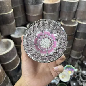 Gorgeous Pink Lotus Engraved Silver Bowl: Intricate Craftsmanship That’ll Mesmerize You | Traditional Art at Its Finest-338