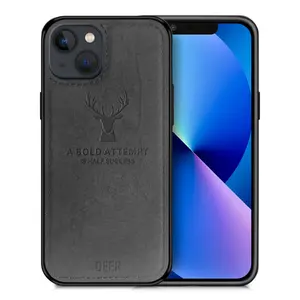 Stylish Fabric Case for iPhone 13/14 – Dual Layer Protection, Drop-Resistant, Easy Grip