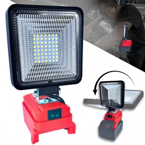 ViviTorque 20/18V Cordless LED Work Light – 30W 4000LM Milwaukee Battery Compatible, Adjustable Floodlight for Camping, Construction, Auto Repair & Outdoor Use