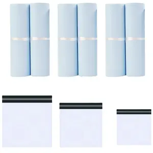 Waterproof Thick Pe Plastic Packaging Bags, 100 Pieces, Three Sizes Available, Ideal for Shipping, Gift Wrapping, Storage