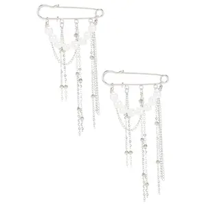 Lovers and Friends Perla Brooch in Silver