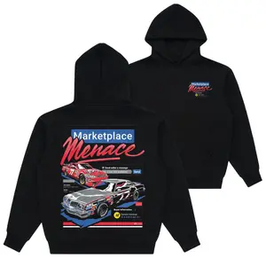 Carson Hocevar Marketplace Menace Hoodie, Racing Basic Comfort Cotton Pullover Hoodie 2 Sides For Fans