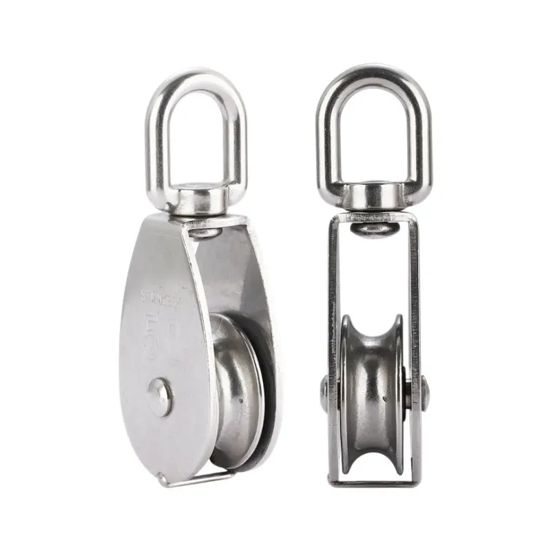 U-Shaped Pulley System, 80-LBS Weight Capacity, Durable Stainless Steel Construction, Ideal for Home Gyms, Heavy Duty