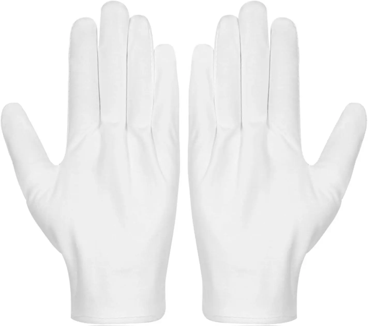 Cotton Gloves, Selizo 3 Pairs White Cotton Gloves Gloves for Women Men Eczema Dry Hands Moisturizing Serving Archival Cleaning Jewelry Silver Inspection