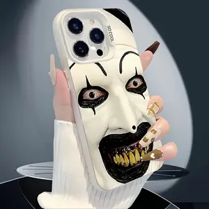 "Terrifier" is a stylish, popular and fun phone case featuring a scary harlequin design for forIphone models 17 16 15 14 13 12 11 XS Air Plus Pro Max. It is an ideal holiday gift for Christmas, Easter, Halloween or as a significant other gift.