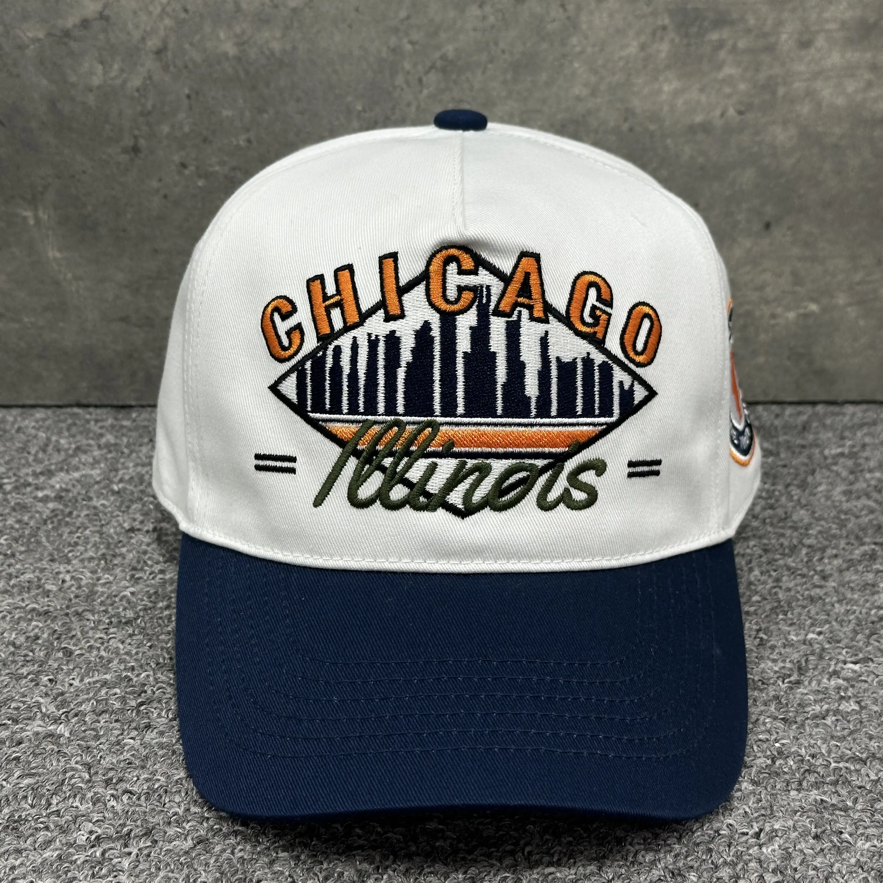 American City Skyline Embroidered Curved Brim Baseball Cap Collection – Dallas, Chicago & Boston Urban Streetwear Hat for Men & Women
