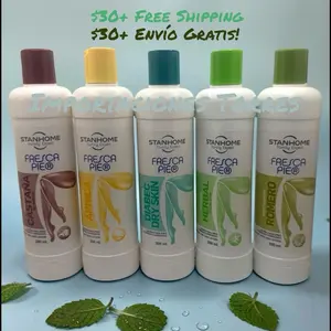 Stanhome Fresca Pie Foot Cream for Tired Feet (300ml Each) Castaña | Árnica | Diabec Dry Skin | Herbal | Romero Cooling & Relief for Tired Feet (Choose your Favorite!)