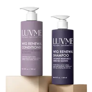 LUVME Coconut Moisture & Effectively Cleans,Wig Renewal Shampoo & Conditioner Set | Luvme Hair Care Haircare Cleanser Comfort Cleansing