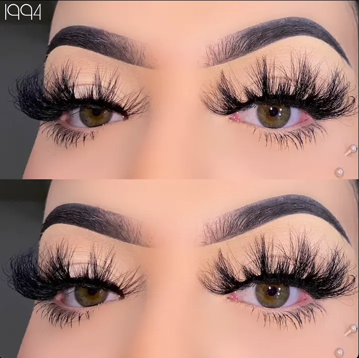 GYF Beauty Luxury 24mm Strip Eyelashes 1994 Easy to Apply Up to 25+ Wears Cosmetic Lashes for Everyday Wear - Makeup