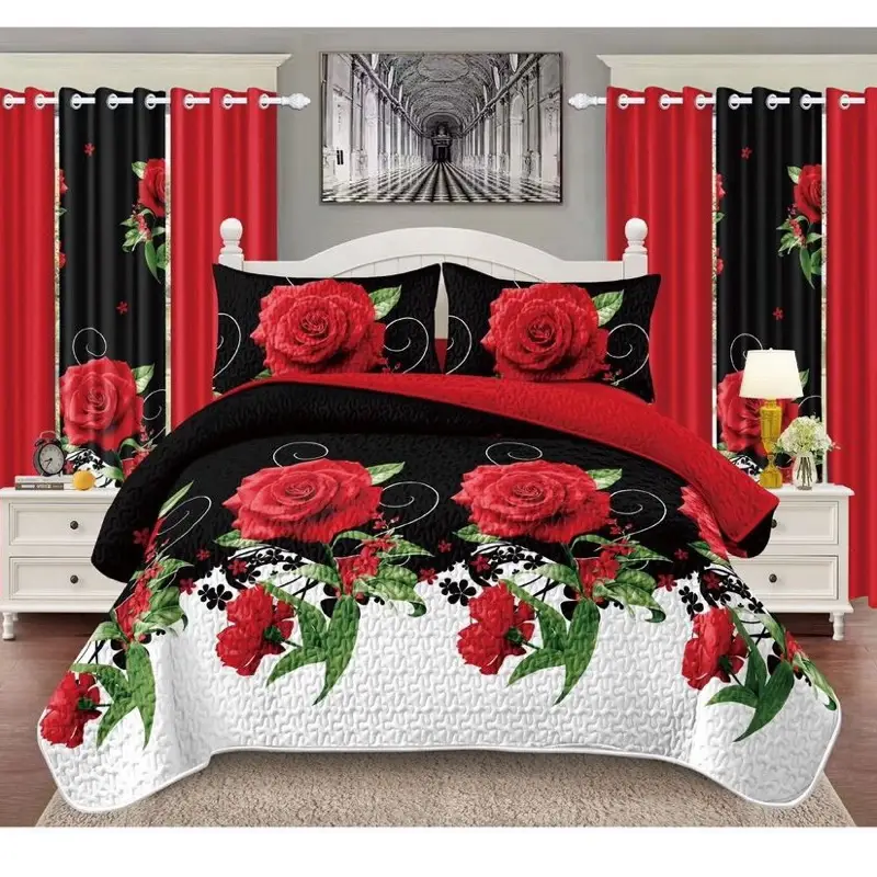 9 Piece Bedspread Set for a Cozy and Comfortable Sleep