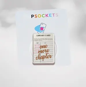 Library Card Phone Grip, Guest Check Magsafe Grip, Matcha Kindle Holder, Kobo Grips, Gift For Book Lover and Matcha Lover