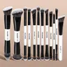 MAANGE 12 Pcs Makeup Brush Set, Synthetic Cosmetic Brushes for Foundation, Contour, Concealer, Eyeshadow, Eyelash, Eyebrow & Eyeliner, Travel Makeup Accessories Ideal Gifts for Friends