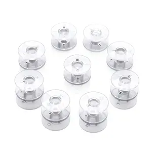 10/20 Transparent Sewing Thread Spools, Durable Plastic Bobbins for Home Use, Essential Sewing Supplies, Multi-Functional Universal Bobbin