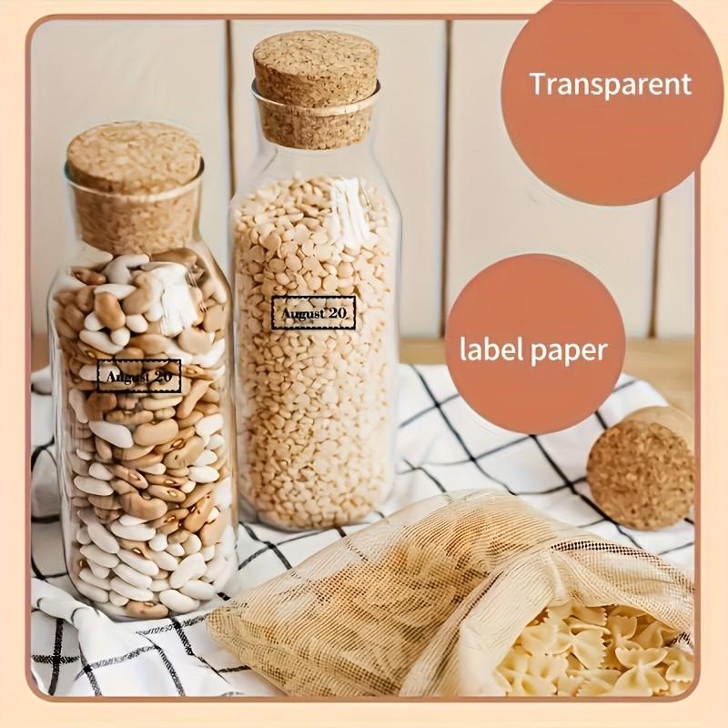 8 rolls of thermal label set (laser, transparent, white combo) D30 thermal labels D30 label tape 12*40mm white adhesive label paper suitable for P15 D35 label tape P11 tape HP4 labels 160 pieces/roll Christmas gift labels