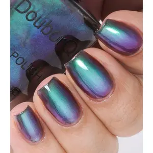 Chrome Nail Polish Holographic Glitter Chameleon Nail Polish Shimmer Iridescent Green Blue Nail Art Varnish
