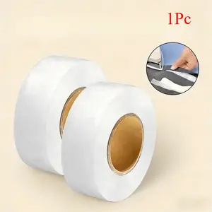 Hemming Tape Fabric High Bond Adhesive Hem Iron on No-Sew Hemming Tape for Pants, 0.79 Inch Width, 2559 Inch Length, White