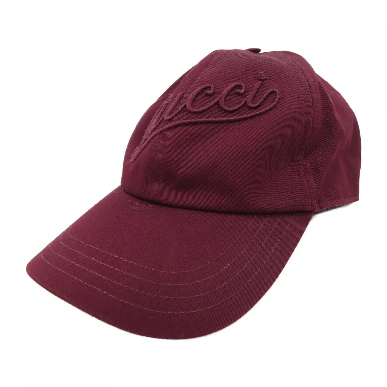 Pre-owned GUCCI Cotton Small Leather Goods Baseball Cap