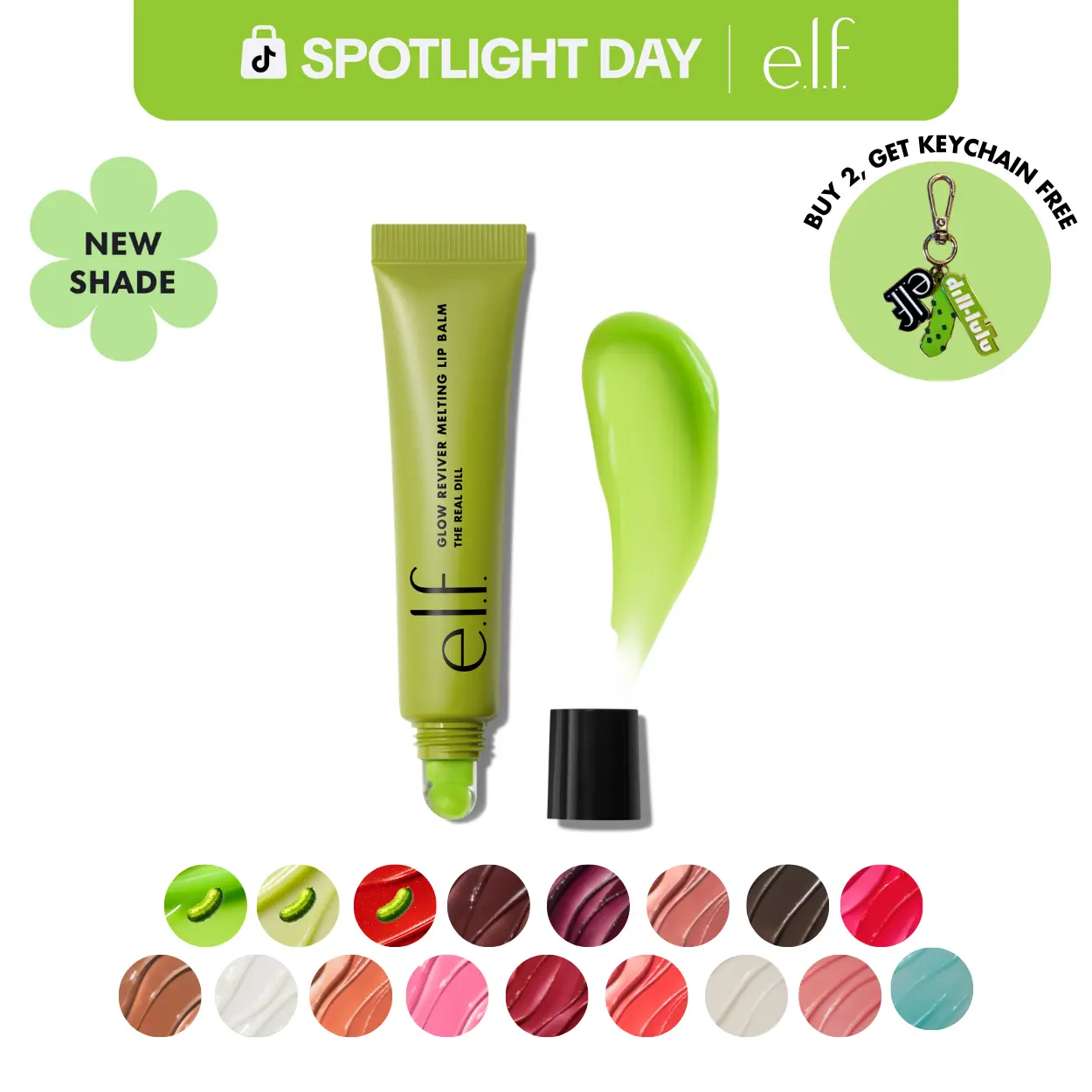 e.l.f. Glow Reviver Melting Lip Balm, Hydrating Lip Balm High-Gloss Shine and Buildable Color 15.4mL