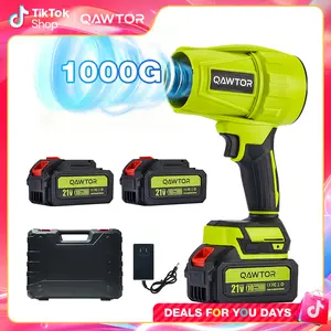Qawtor Cordless Leaf Blower & Turbo Car Dryer | Handheld Portable Air Blower for Cleaning | Super Powerful Dust Collector | Turbojet Hair Dryer, Household Cleaning Tools, Yard and Garden Maintenance, Car Care, Summervibes, DealsForYouDays