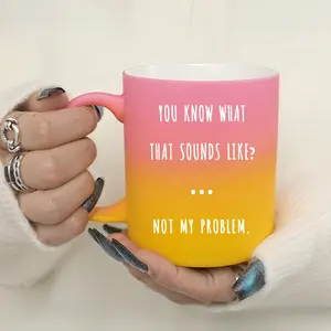 11oz Ceramic Mug, Creative Funny Letter Pattern Coffee Mug, Creative Drinking Cup, Birthday Gift, Holiday Gift, Drinkware, Funny Dad Mug, Funny Accent Mug