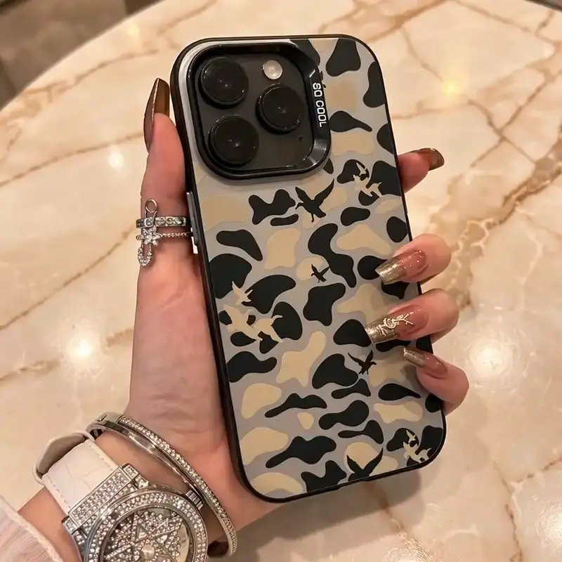 Duck Camouflage Country Style TPU Smartphone Case - Shockproof, Highly Durable, Trendy Lightweight Matte Accessory for iPhone 16,15,14,13,12,11,XR,XS,X (Plus,Pro,Max Models) - Ideal Gift, Accessories