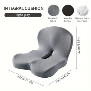 Memory Foam Cushion Interior Accessories Pillow Car Seat Waist Pillow Lumbar Support Office Pillow Chair Cushion