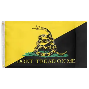 Anarcho Capital Gadsden 3'X5' Flag 100D Polyester (90cm x 150cm) DTOM (G5) RolFlags