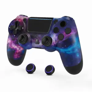 Controller for ps-4,Remote controller for ps-4/Slim/Pro/PC with  Vibration/3.5mm Audio Jack/6-Axis Gyro/ Pad/Type-C Port/1000mAh  (black)