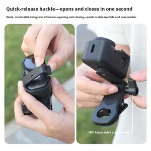 Compatible Dji Osmo Nano Camera Backpack Accessory, 360° Rotating Crocodile Clip, Horizontal and Vertical Shooting, Compact Design